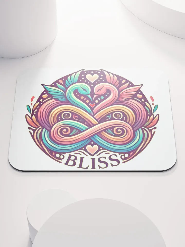 Swan Heart Bliss Mouse Pad product image (1)