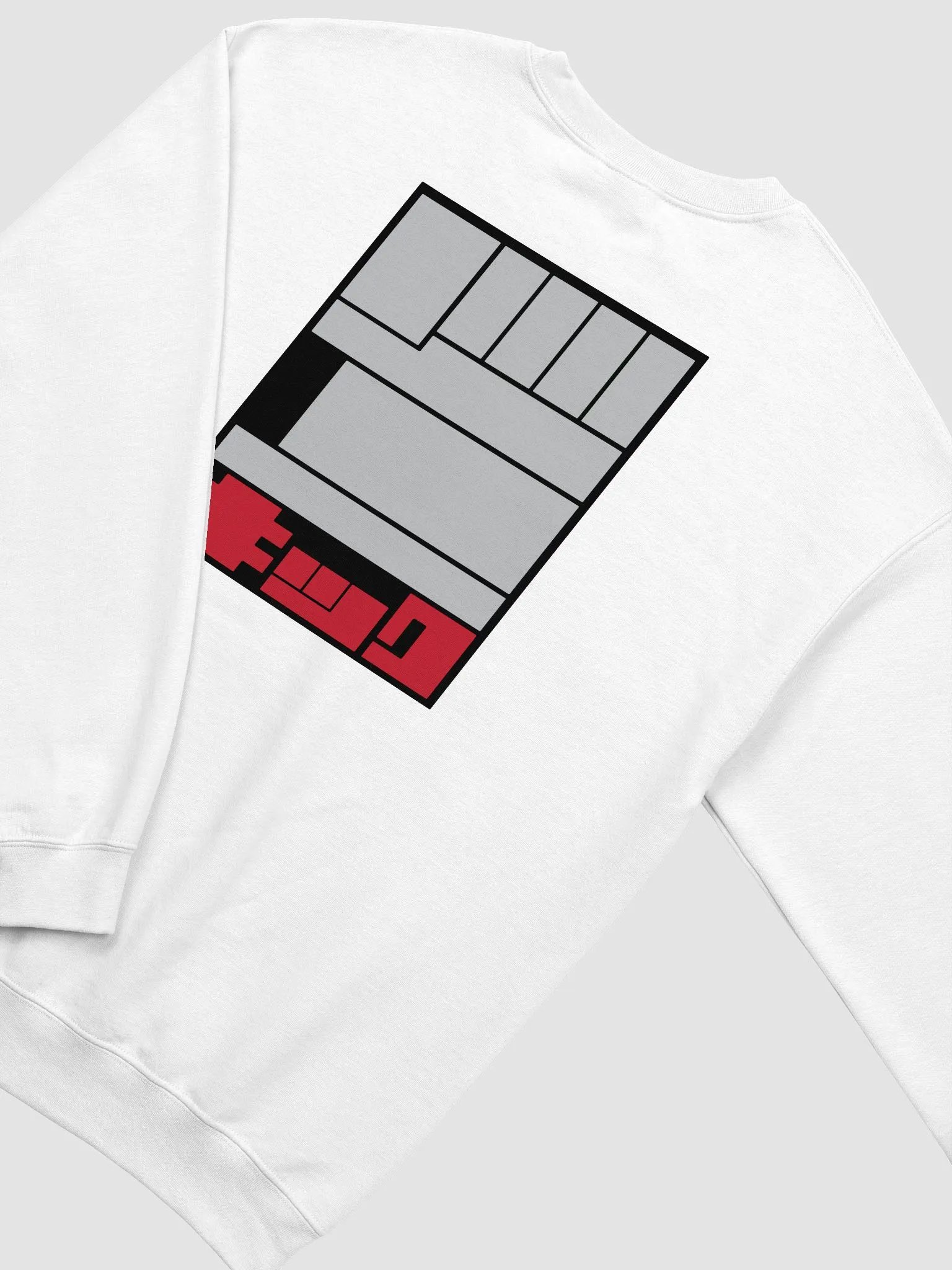 Punch! Kick! Crewneck (Red Kanji) product image (2)