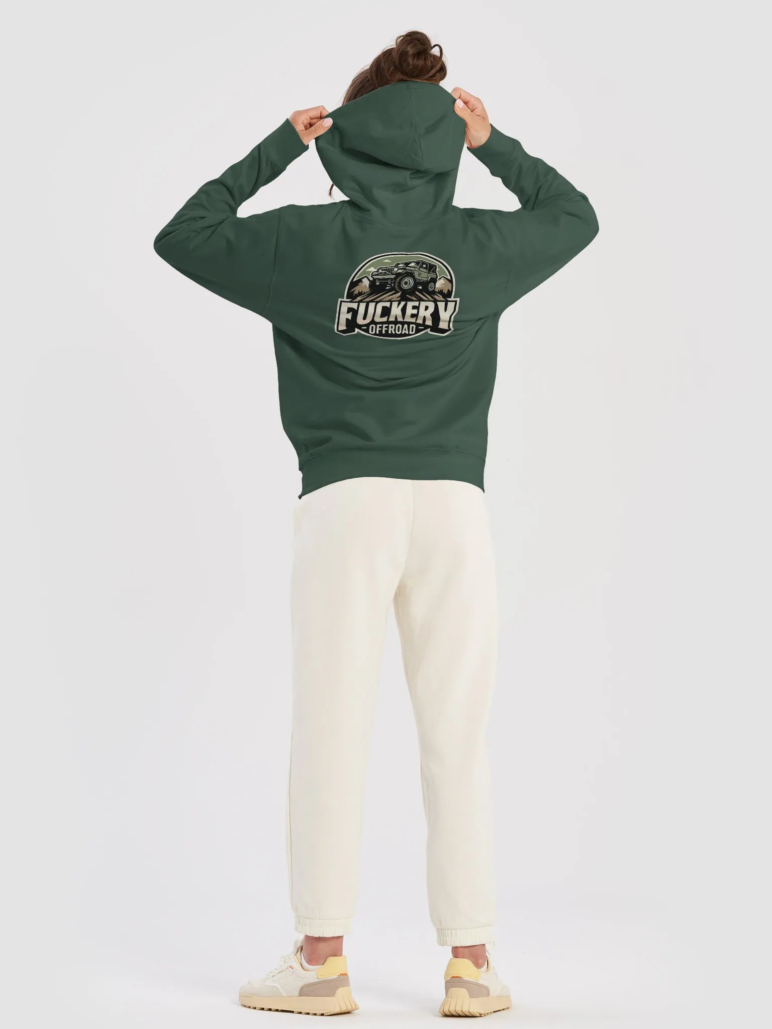 Unisex Pullover Hoodie with Fuckery Jeep Logo product image (7)