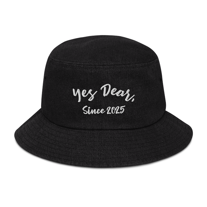 Yes Dear, Since 2025 Embroidered Denim Bucket Hat product image (1)
