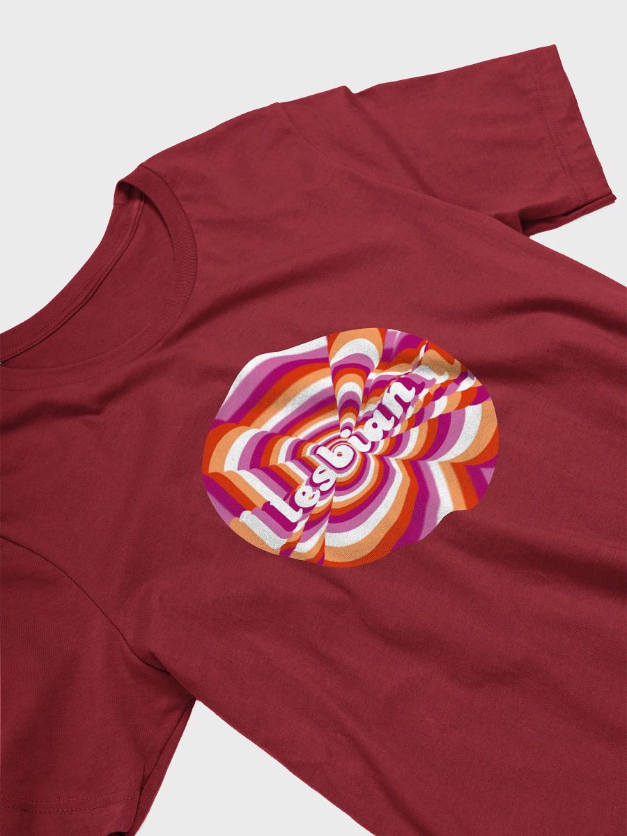 swirly lesbian t-shirt product image (3)