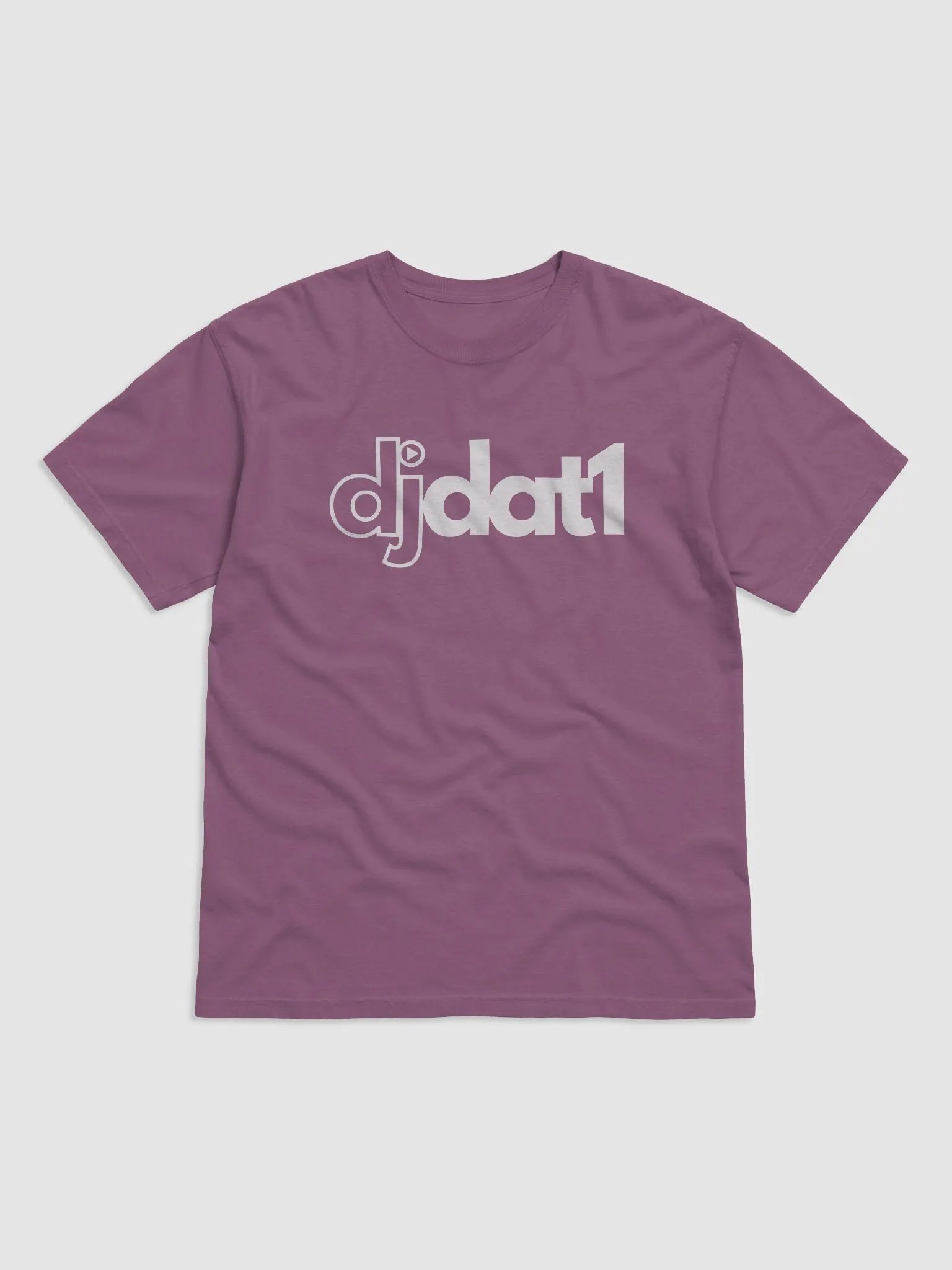 [DJDAT1] Adult Heavyweight Signature Logo Tee (white logo) product image (1)