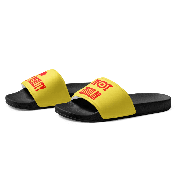 "NOT REGULAR" SLIDES (YELLOW) product image (2)