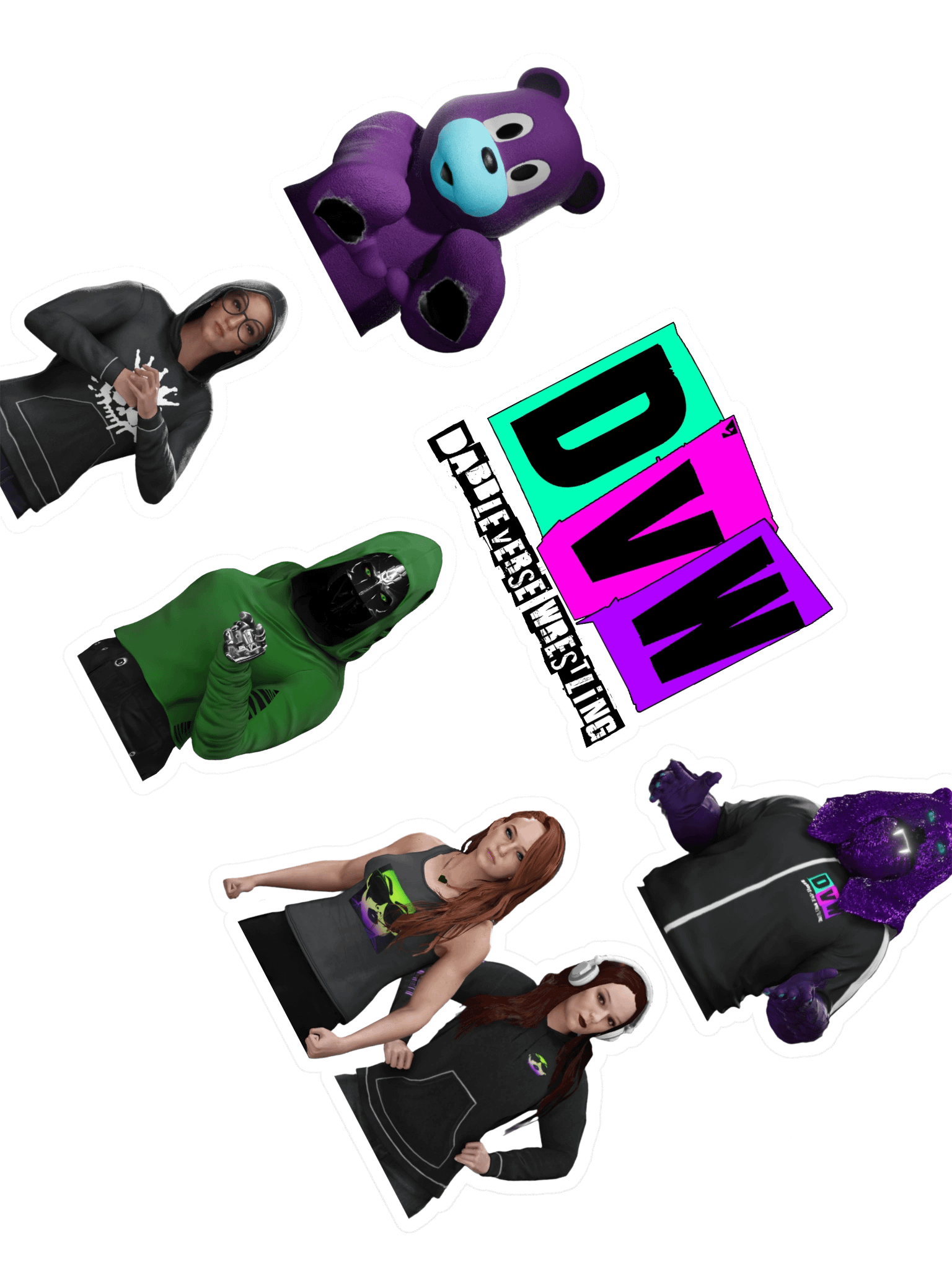 DVW Sticker Sheet product image (2)