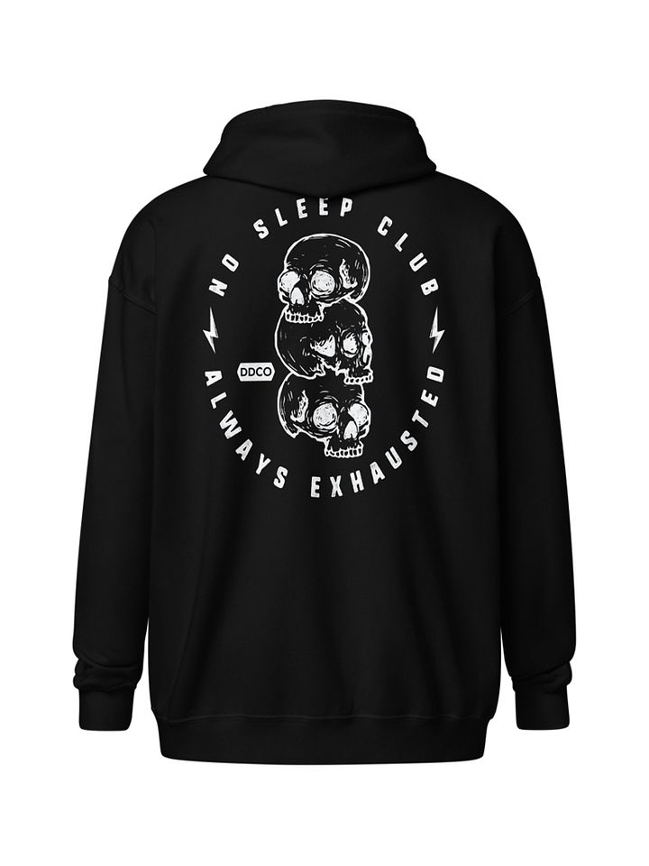 No Sleep Club Embroidered & Printed - Unisex Zip Hoodie product image (2)