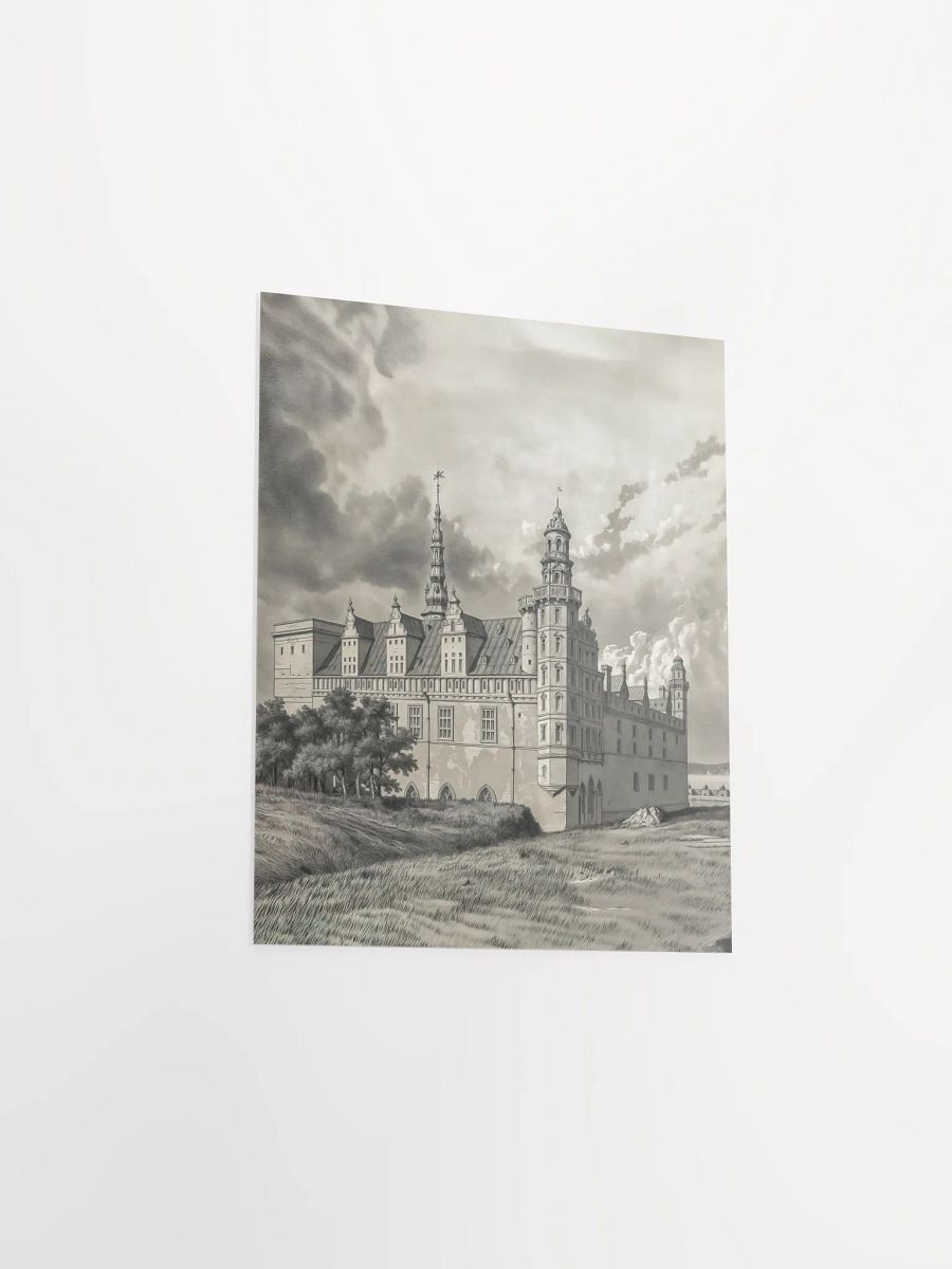 Kronborg castle - Vintage painting - Portrait product image (10)