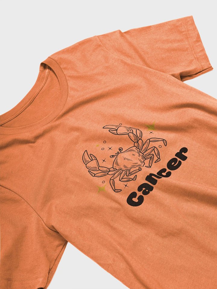 Cancer Crab T-shirt - Black Writing product image (2)