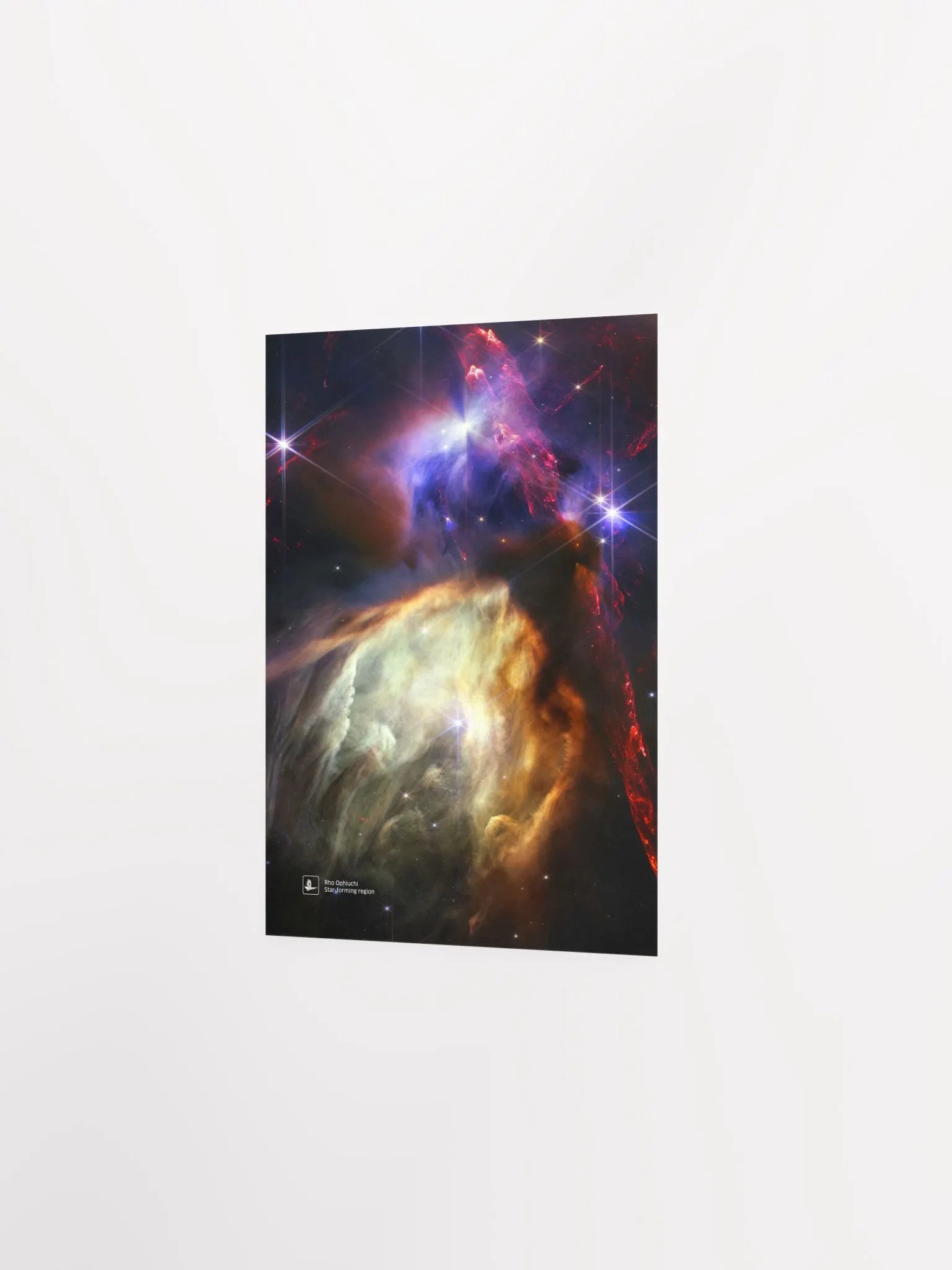Rho Ophiuchi (James Webb/JWST), Star-forming region (James Webb/JWST) — space poster, science poster product image (8)