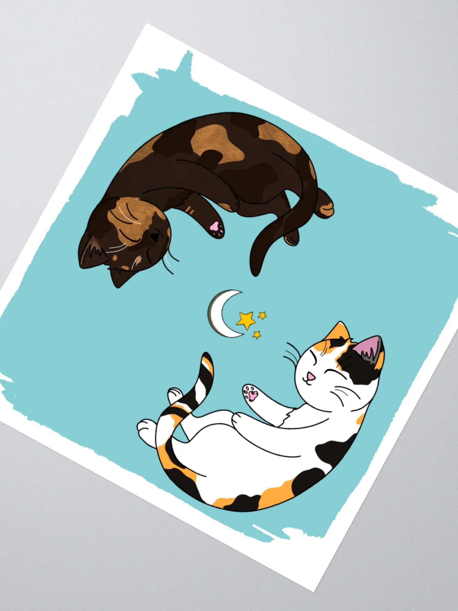 Yin Yang - Weezy and Patches Sticker product image (2)