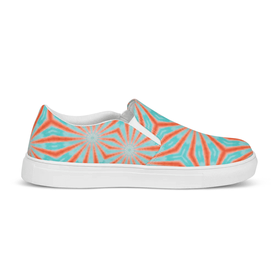 Radiant Burst Women's Canvas Slip-Ons product image (5)
