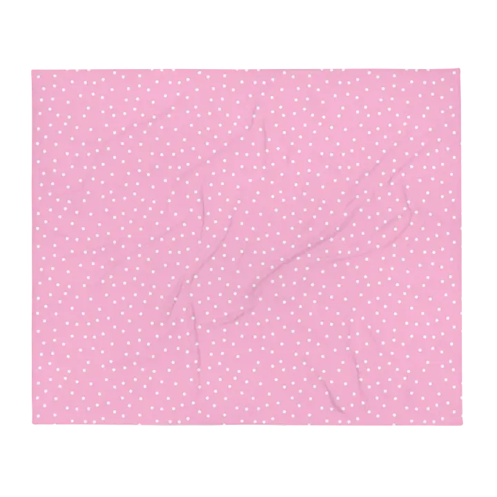 Pink Polkadot Blanket product image (1)