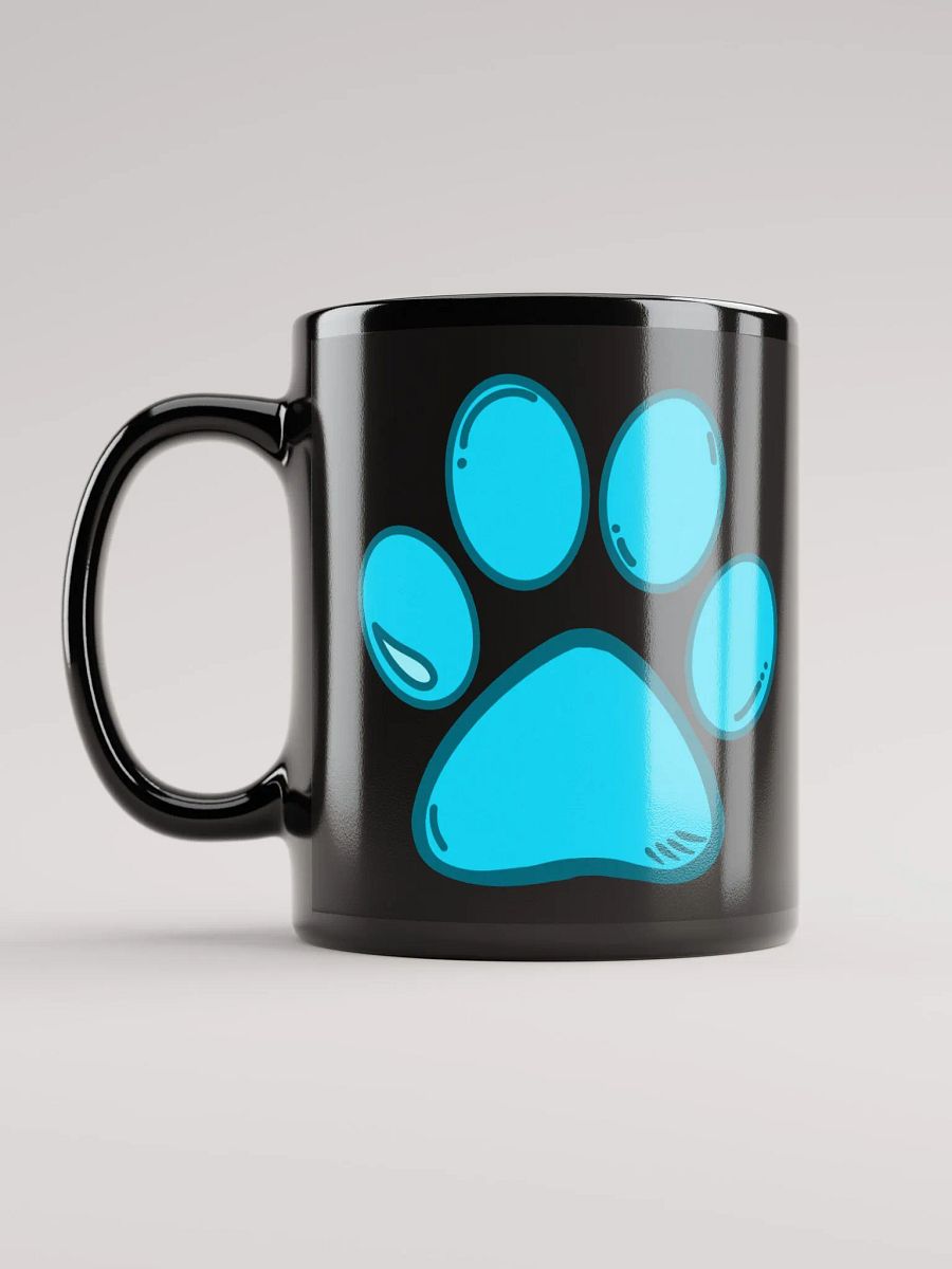 (Black) Light Blue Paw Mug product image (12)