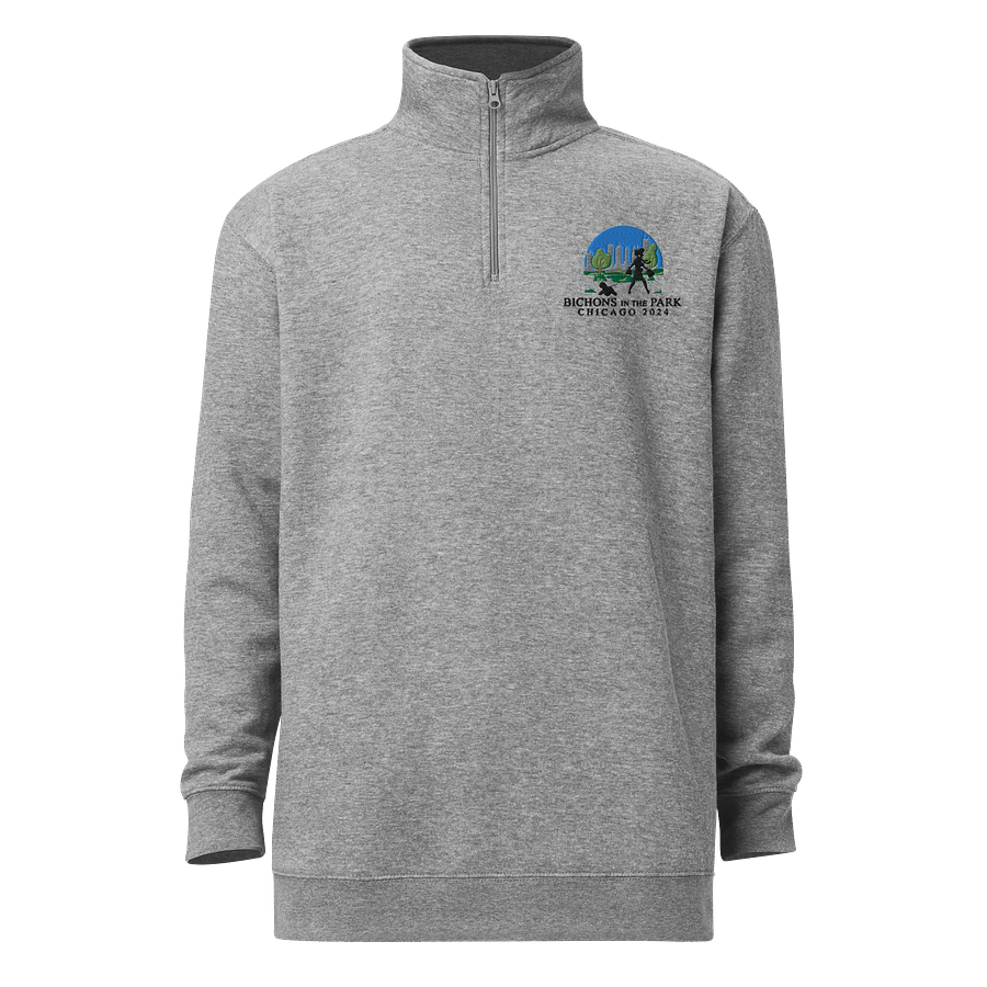 2024 National Specialty Embroidered 1/4 Zip Cotton Heritage Unisex Fleece Pullover product image (1)