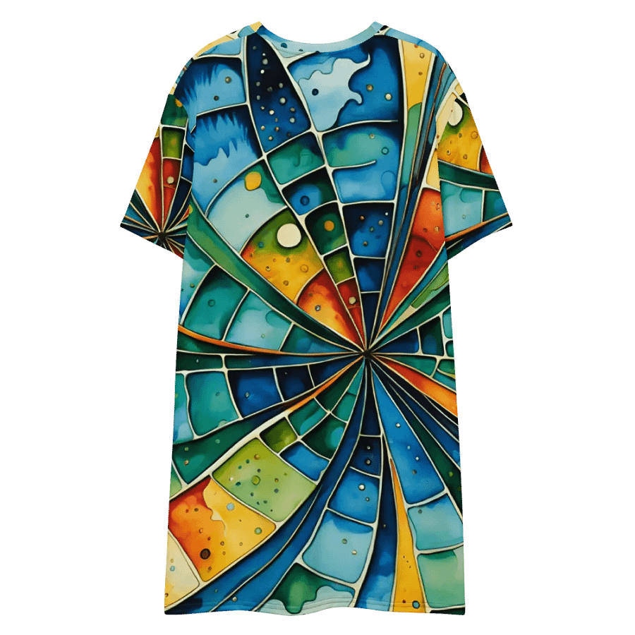 Kaleidoscope Dream T Shirt Dress product image (7)