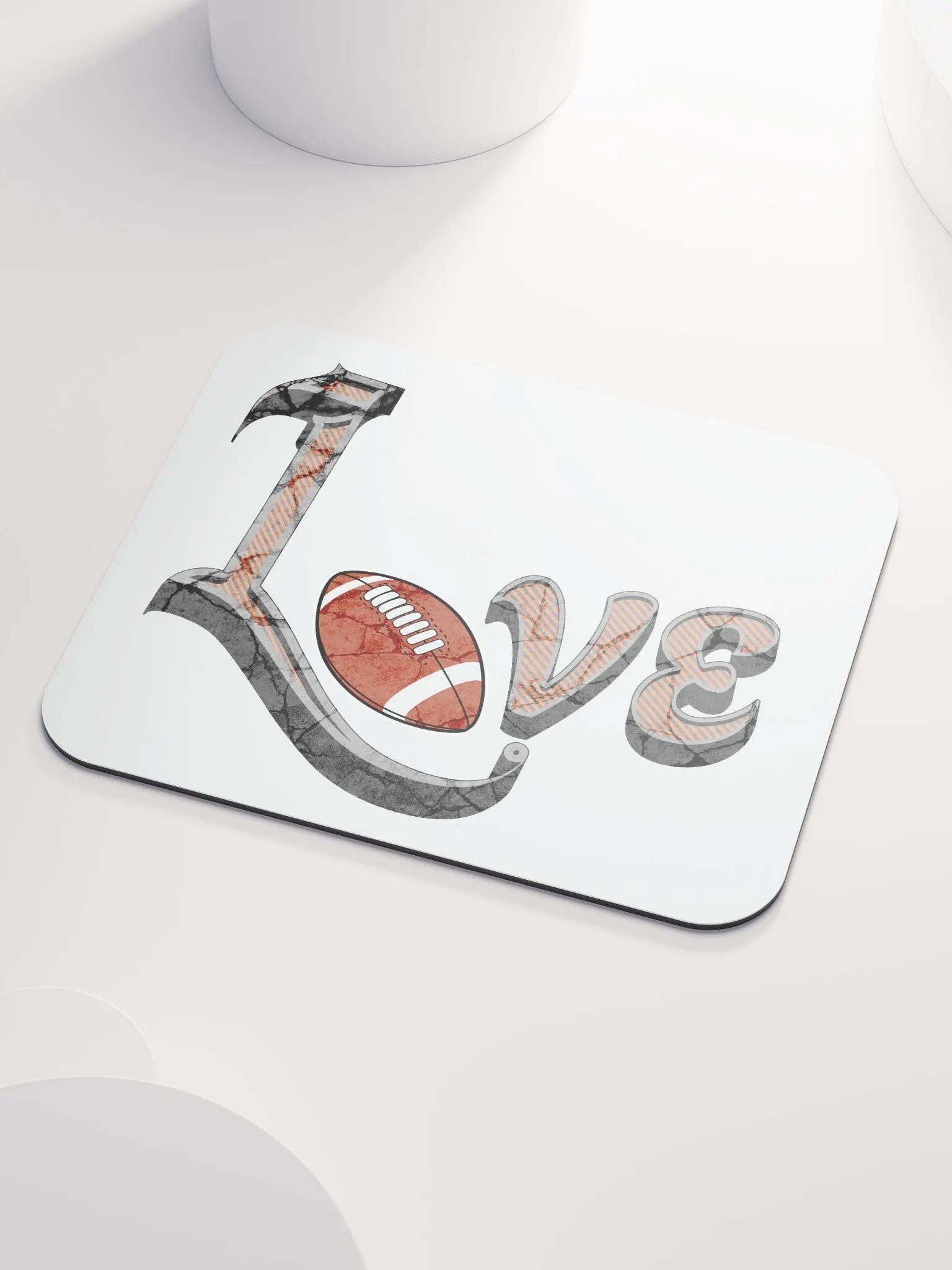 Love Football Mouse Pad product image (3)