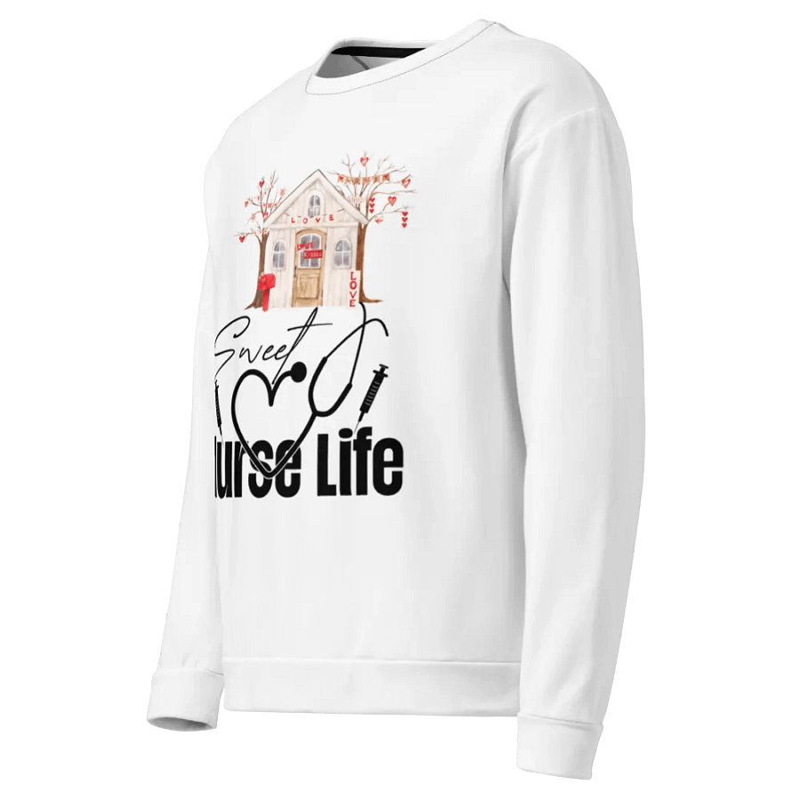 Sweet Nurse Life All-Over Print Sweatshirt product image (3)