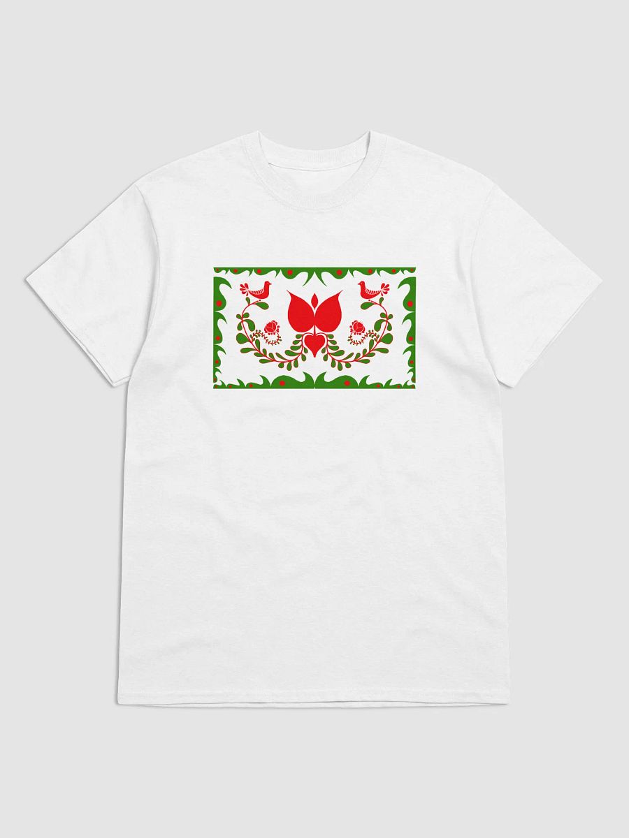 Traditional Hungarian Folk Art Floral T-Shirt product image (1)