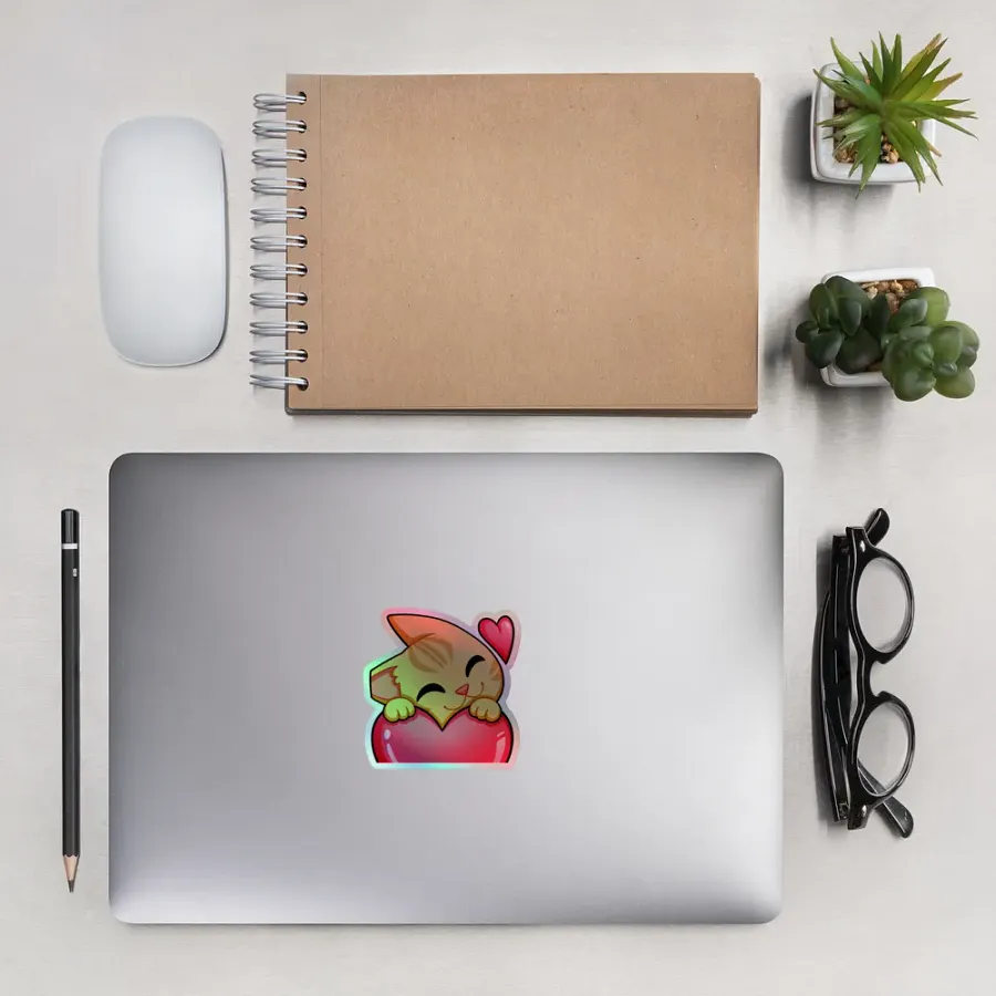 Funches Love Holographic Sticker product image (2)