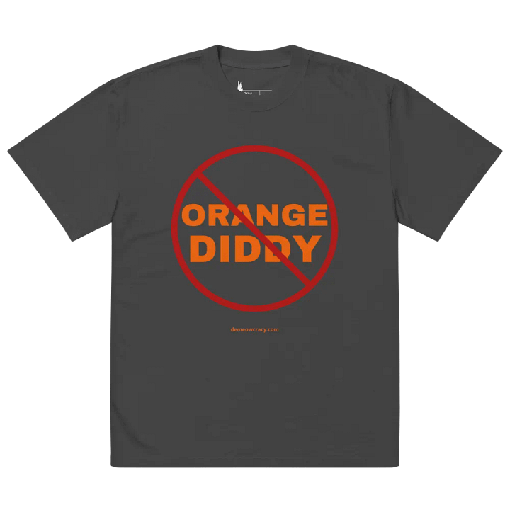 No Orange Diddy - Oversized Faded Tee product image (2)
