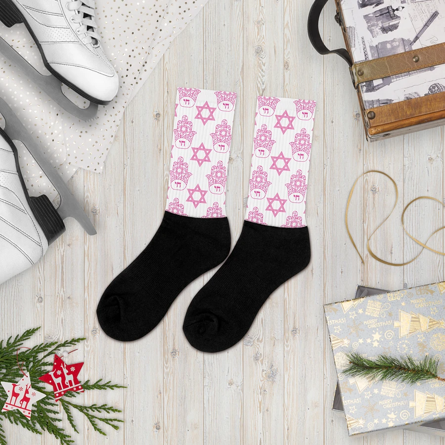 Pink Jewish Socks product image (17)