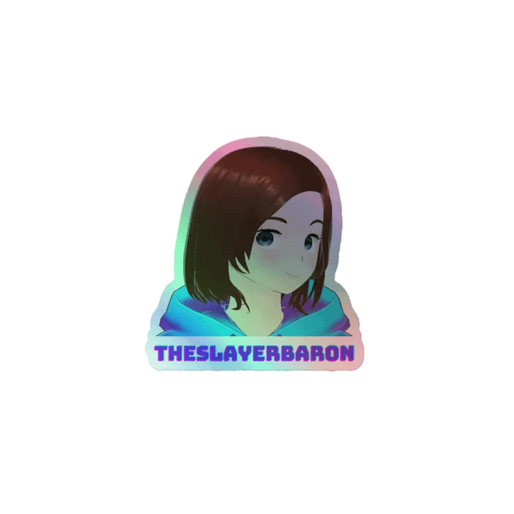 TheSlayerBaron's Holographic Logo Sticker! product image (1)