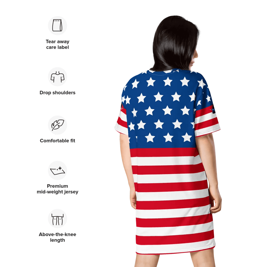 MOMMAWOLFCAT All-Over Print T-Shirt Dress product image (10)