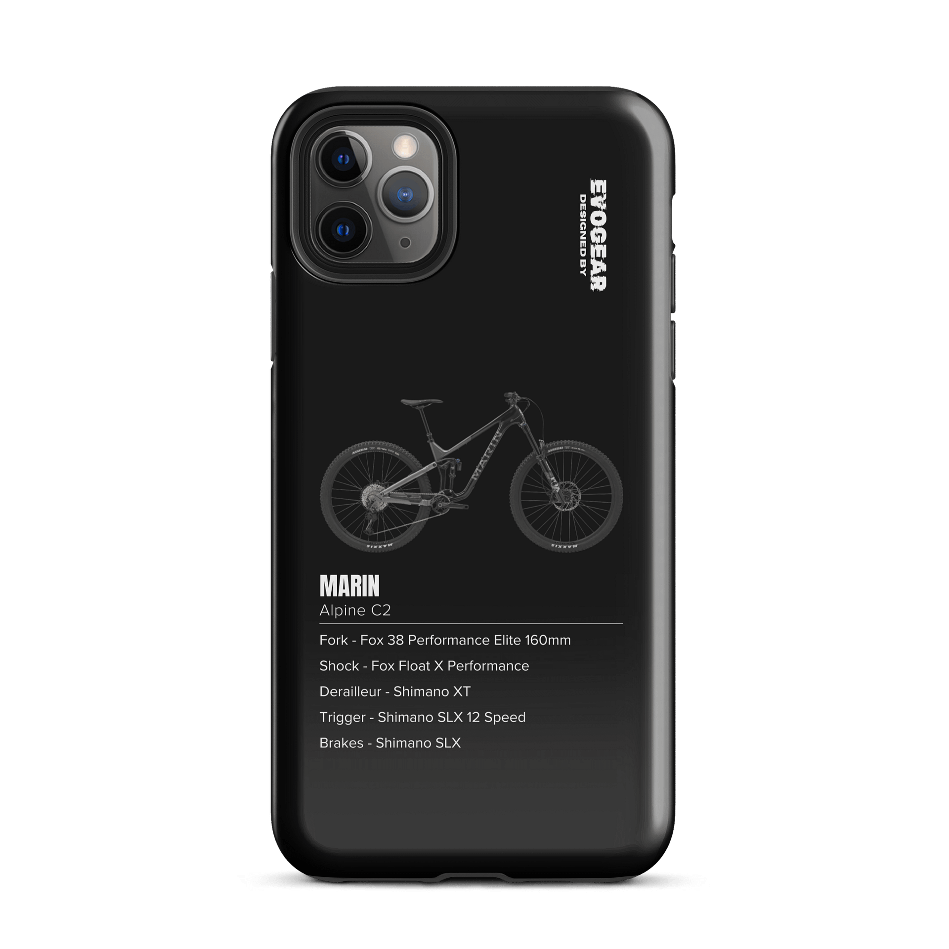 Black MARIN Alpine C2 iPhone Case product image (51)