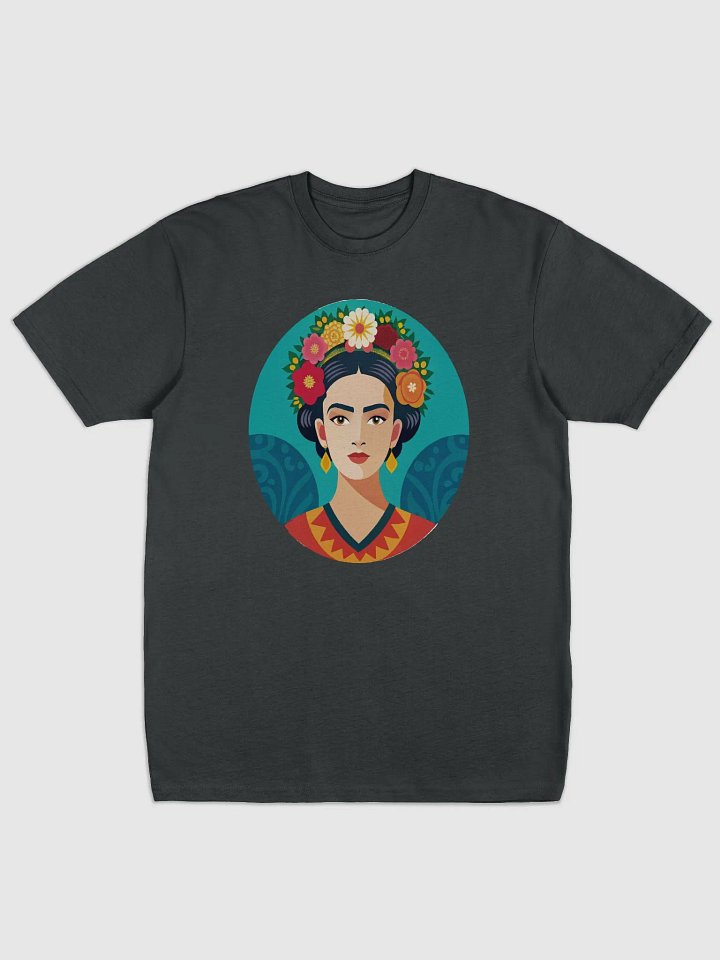 Frida Inspired Floral Portrait Tee product image (1)