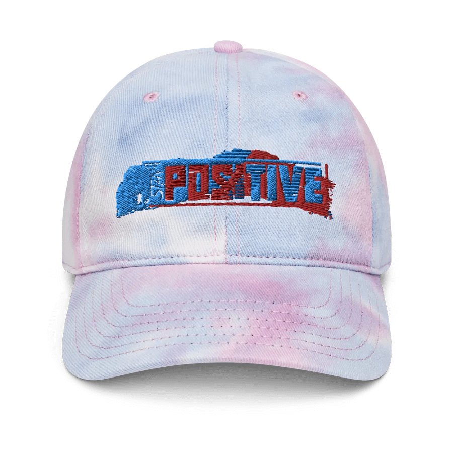 Stay Positive Tie-Dye Dad Cap product image (3)