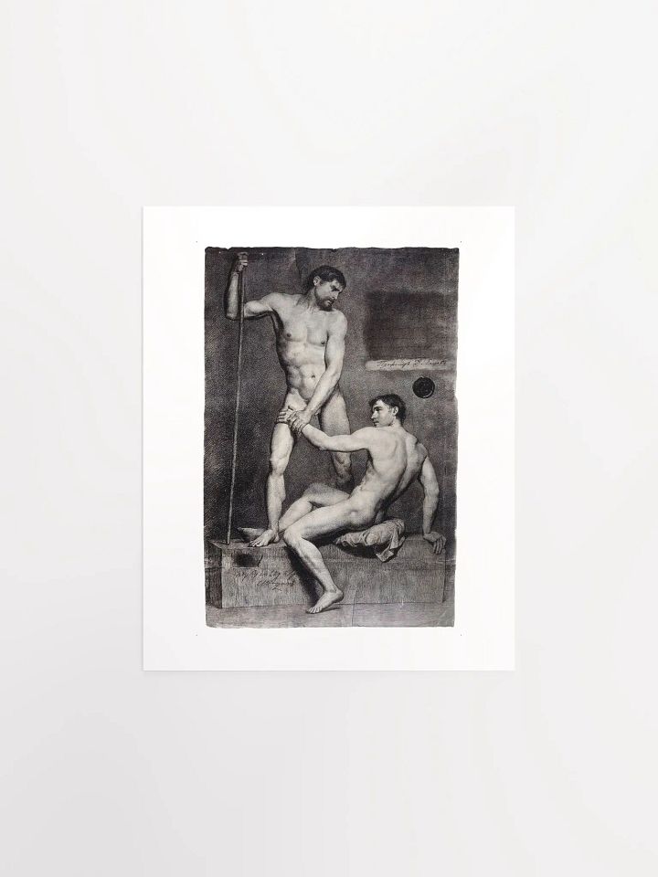 Male Nudes by Alexander Andreyevich Ivanov - Print product image (1)