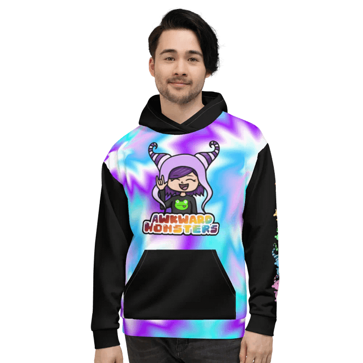 AwkwardMonsters Logo Tie-Dye Hoodie product image (2)