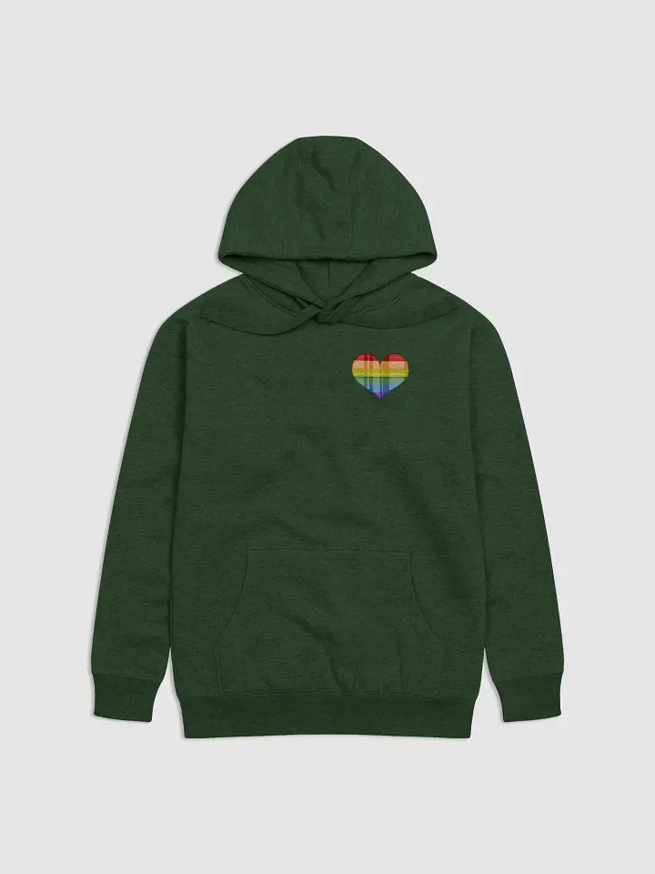 Flannel Heart Hoodie - Rainbow product image (1)