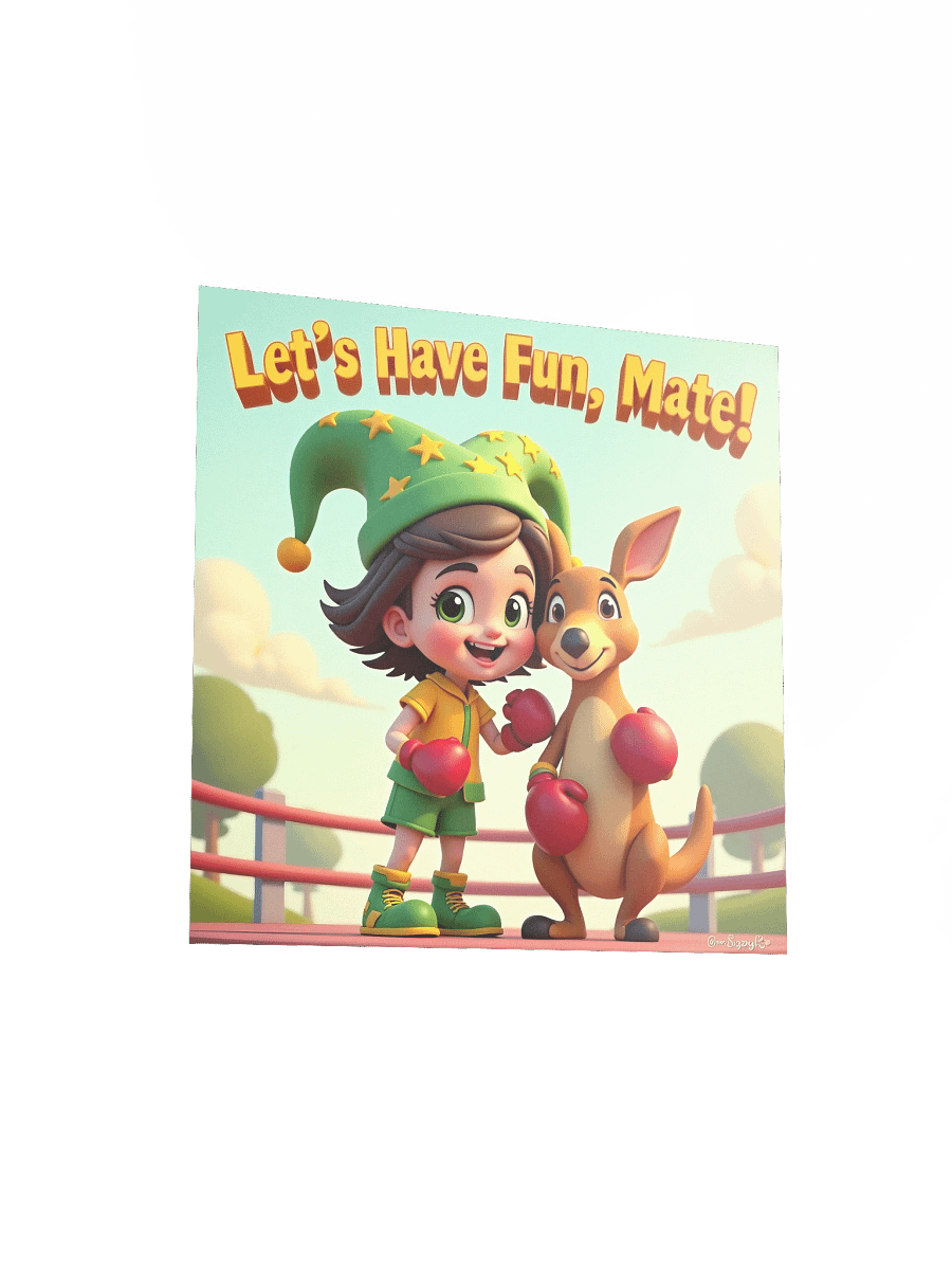JessyJesty “Kanga Kick!” Enhanced Matte Poster – Aussie Energy for Curious Kids! product image (3)