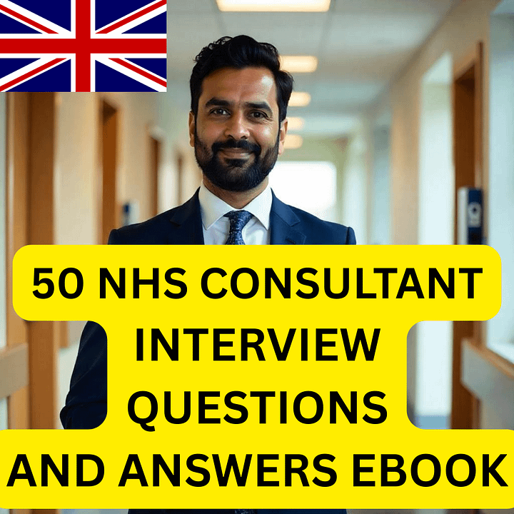 50 NHS CONSULTANT INTERVIEW QUESTIONS AND ANSWERS E-BOOK product image (1)