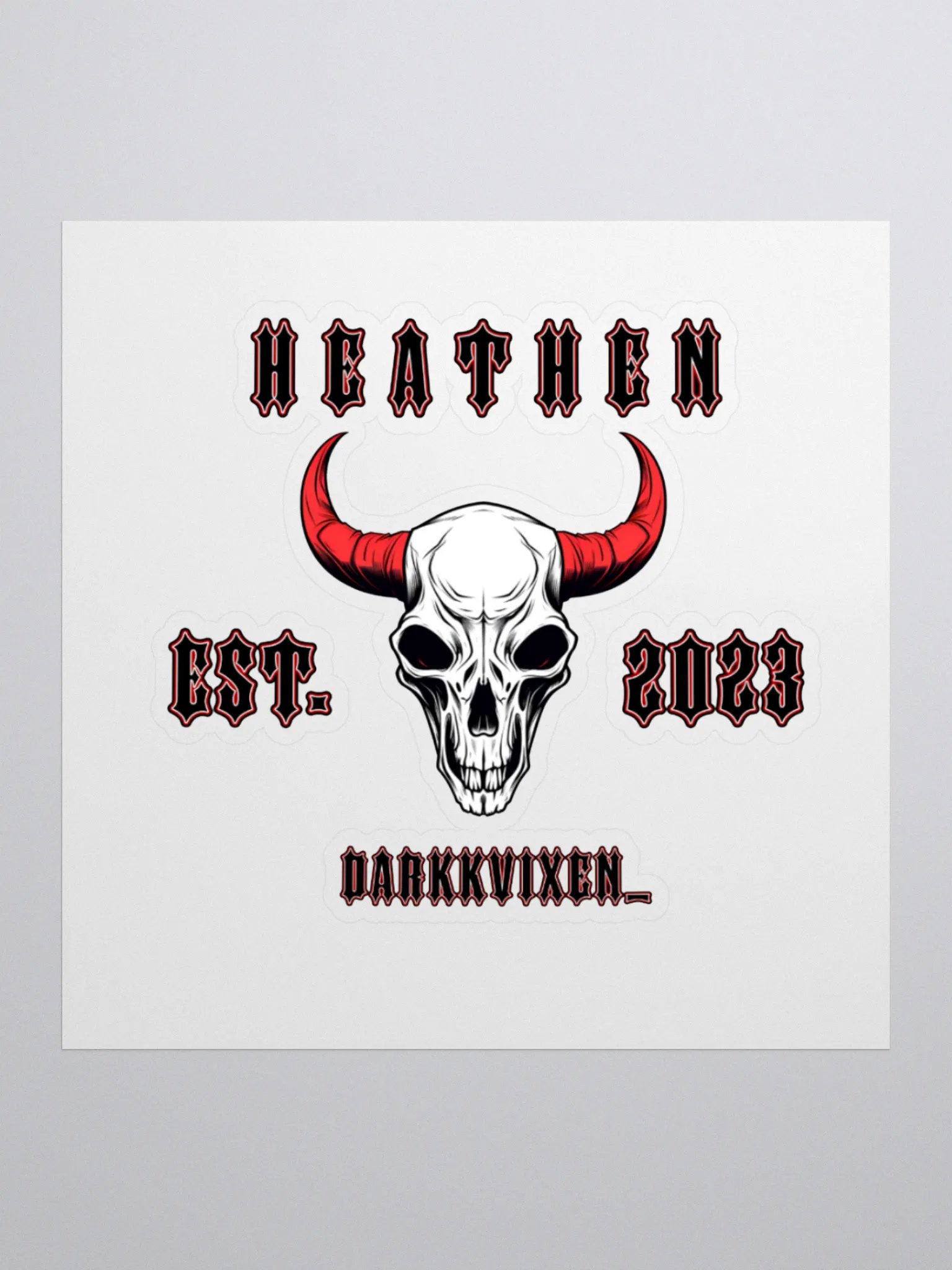 Heathen Est. 2023 Sticker product image (1)