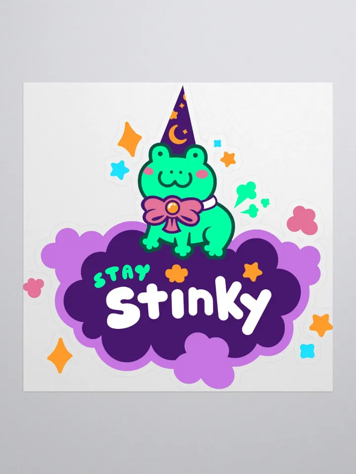 Stay Stinky Wizard Frog Sticker product image (2)
