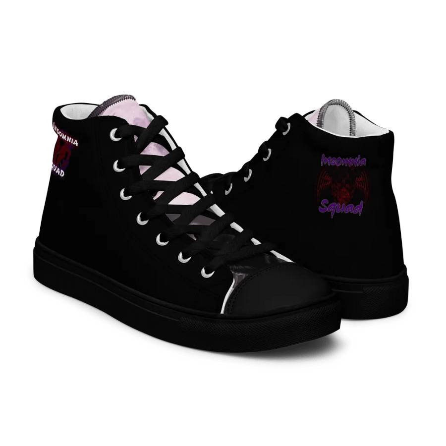 Women's Black Insomnia Squad Canvas Hi-Tops product image (11)