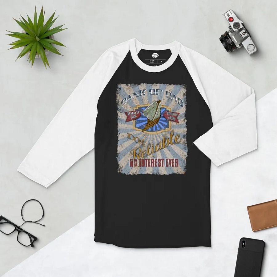 Bank of Dad Baseball Jersey product image (15)