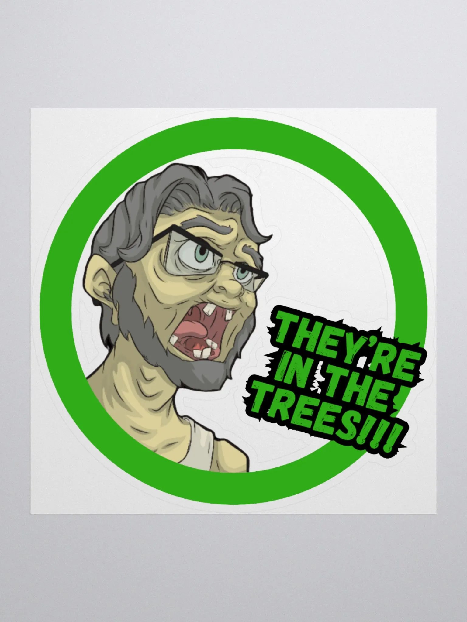 They're in the Trees sticker product image (1)