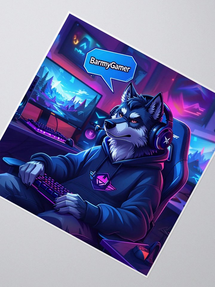 BarmyGamer's Gaming Den Kiss Cut Stickers product image (5)