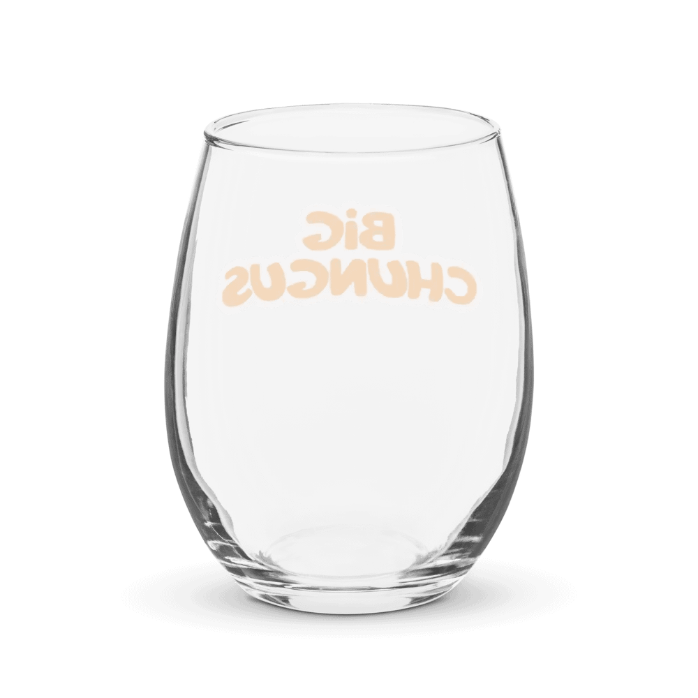 Big Chungus wine glass product image (7)