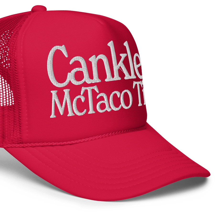 Cankles Red Trucker Hat product image (5)