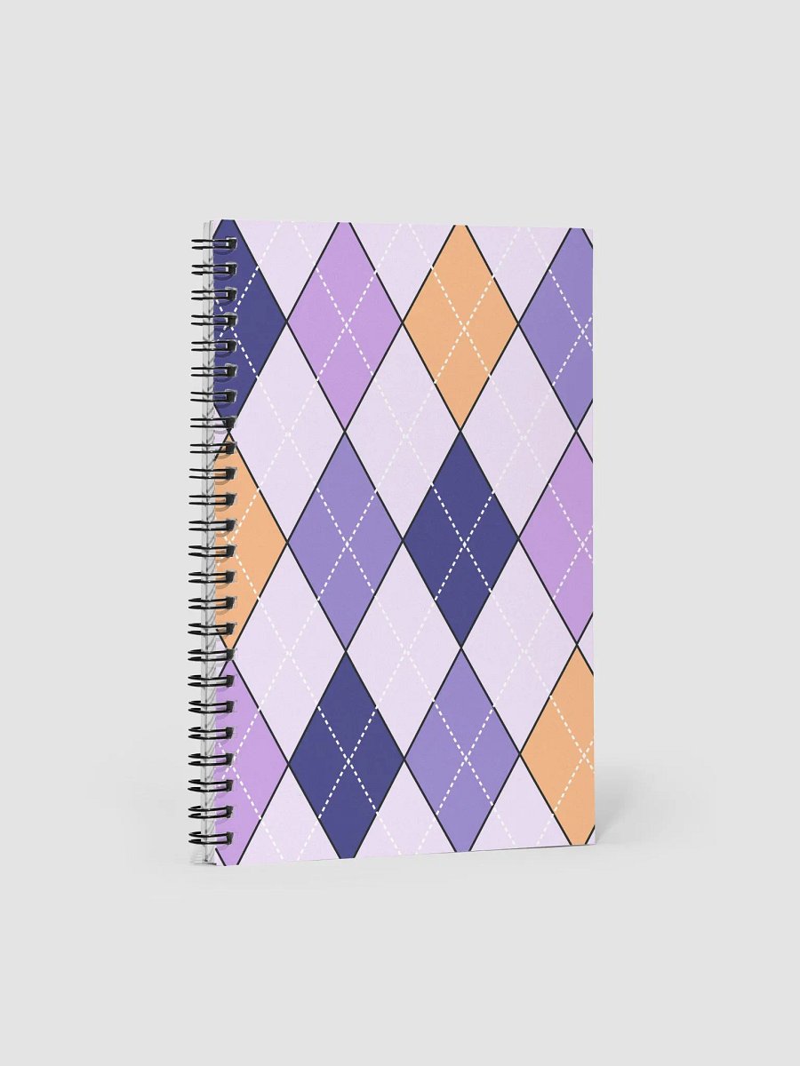 Argyle Dream Spiral Notebook product image (1)