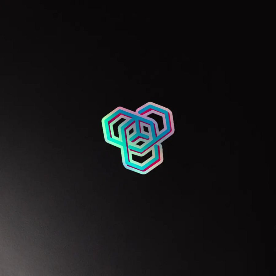 Cubie Holographic Sticker product image (4)