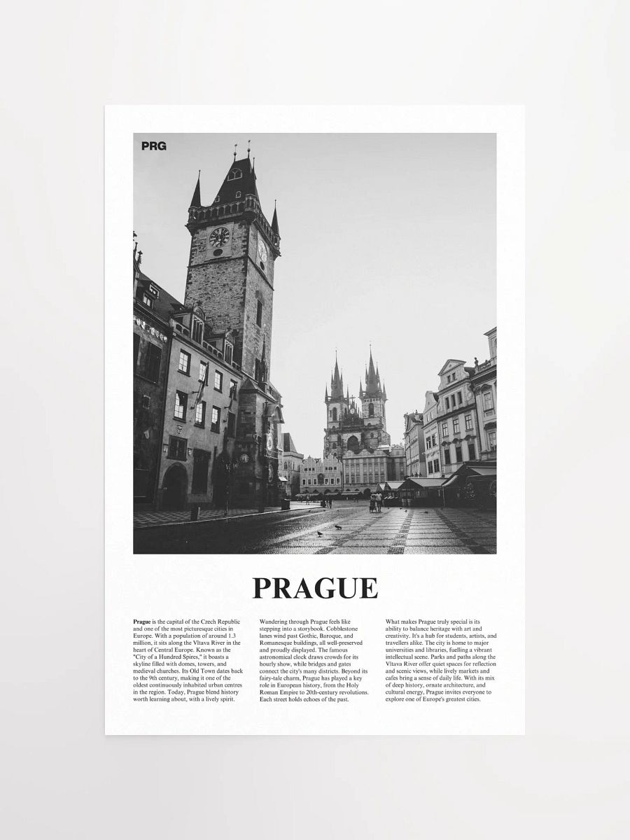 Prague 01 Newspaper Poster product image (9)