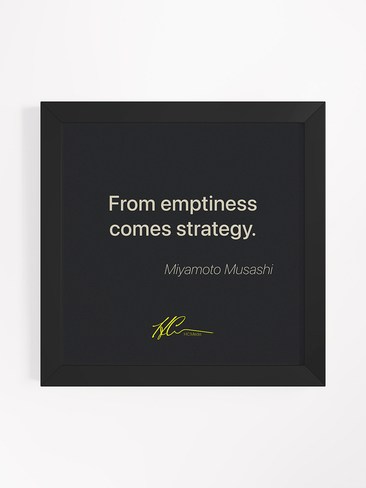 Miyamoto Musashi Q4 - Framed Poster product image (1)