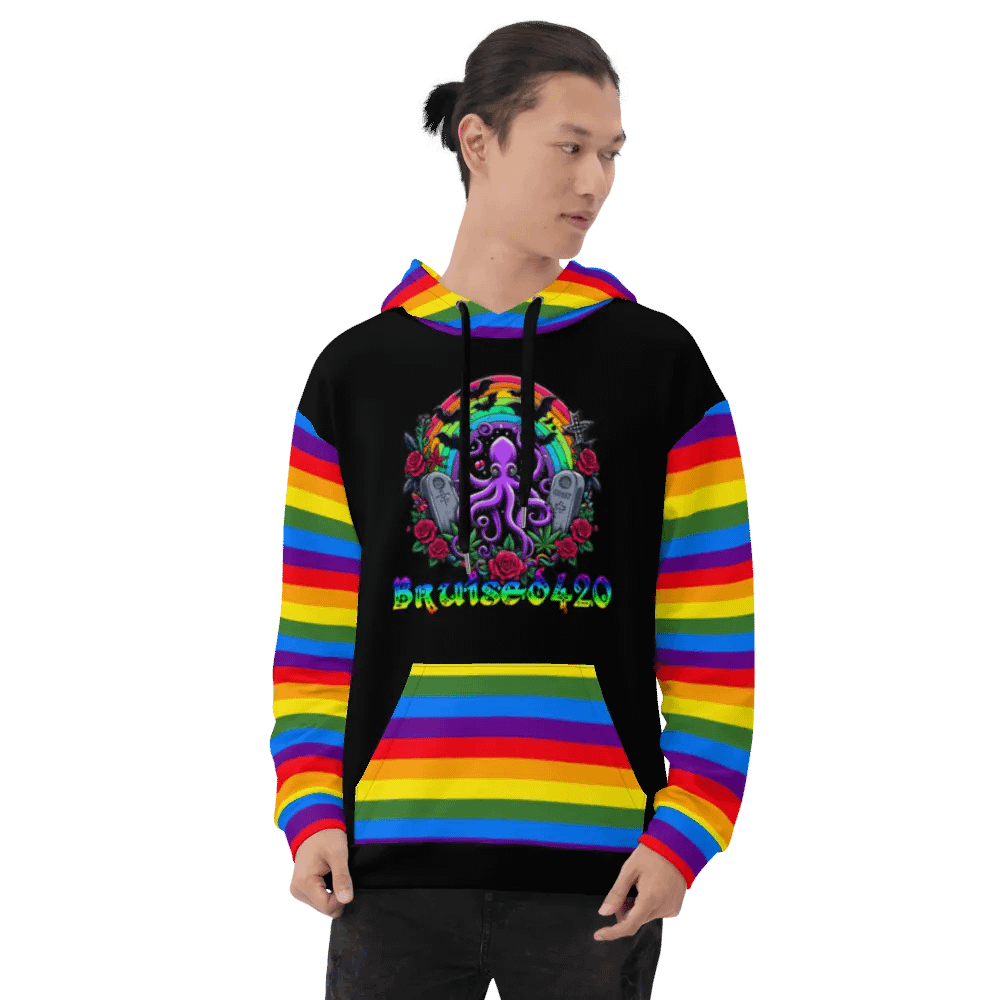 Gothic Octopus Dream All-Over Hoodie product image (5)