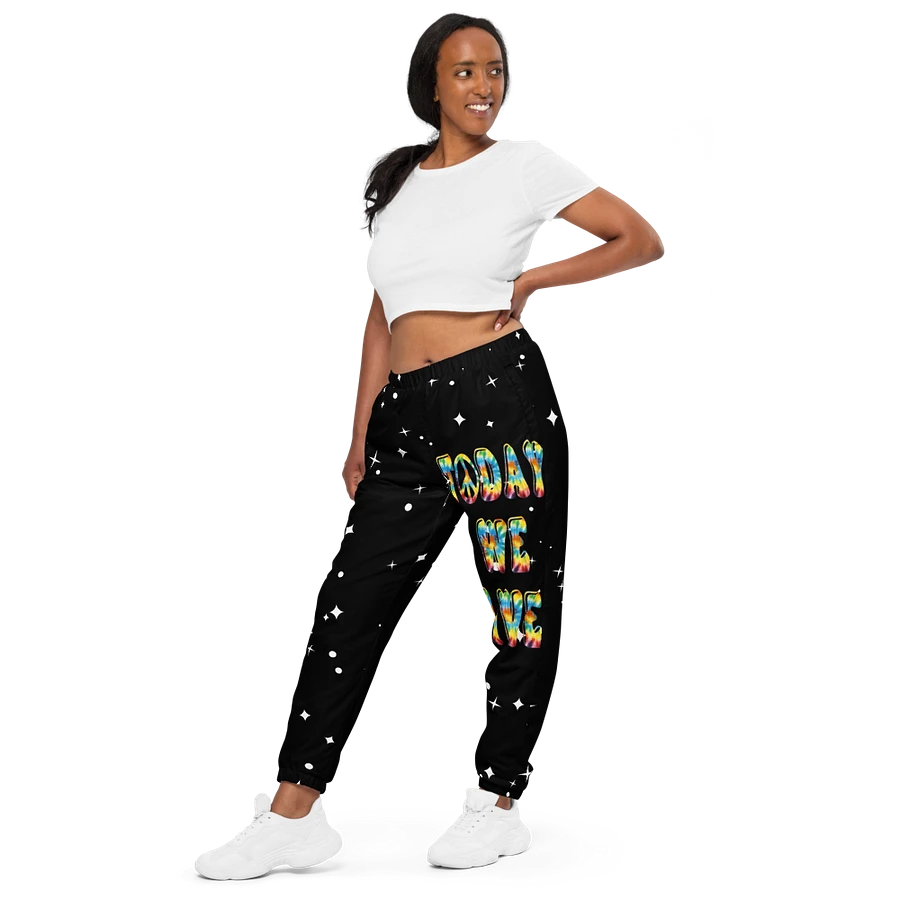 Unisex peace sign track pants product image (7)