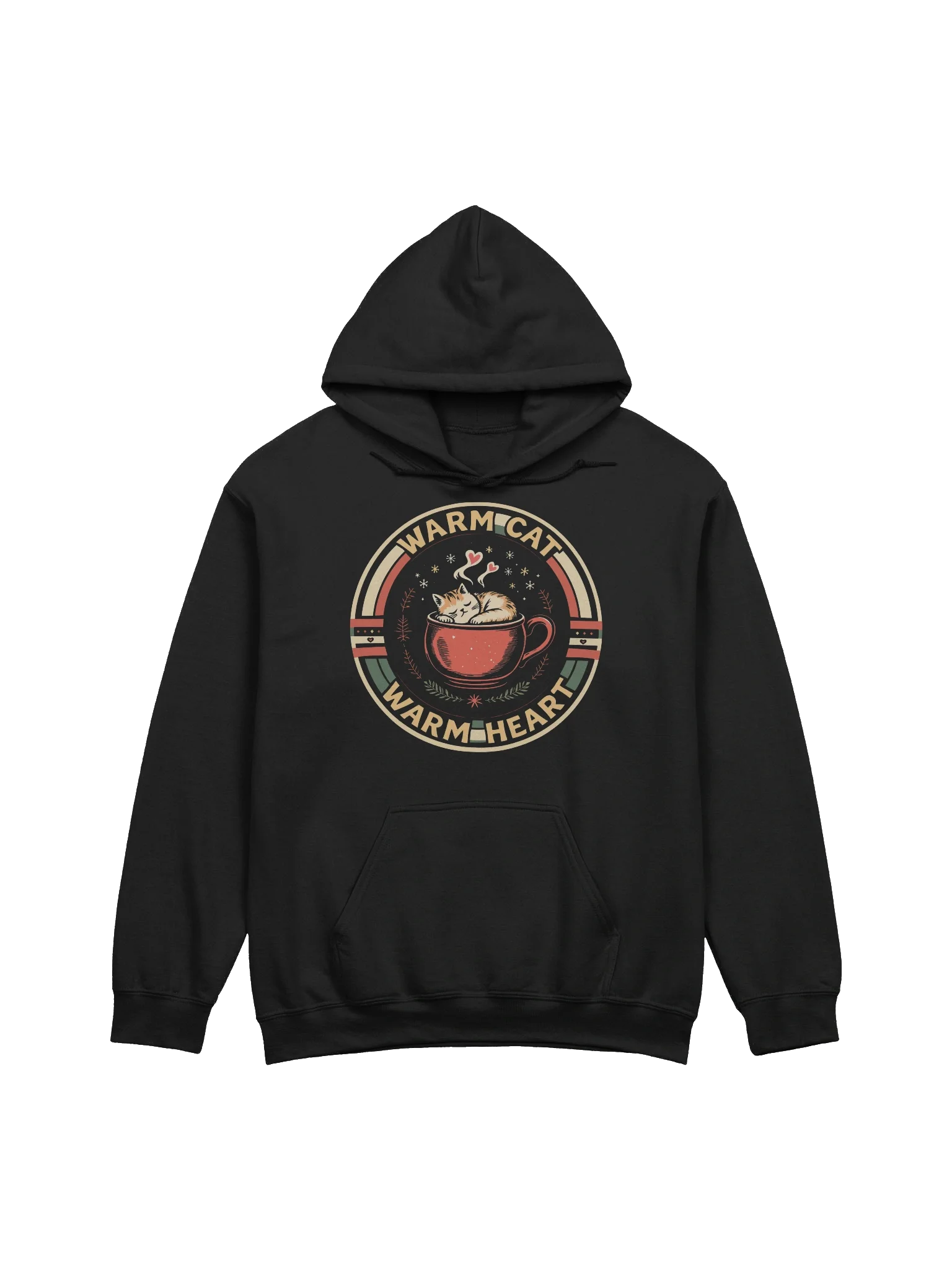 Warm Cat, Warm Heart – Winter Mug Hoodie product image (1)