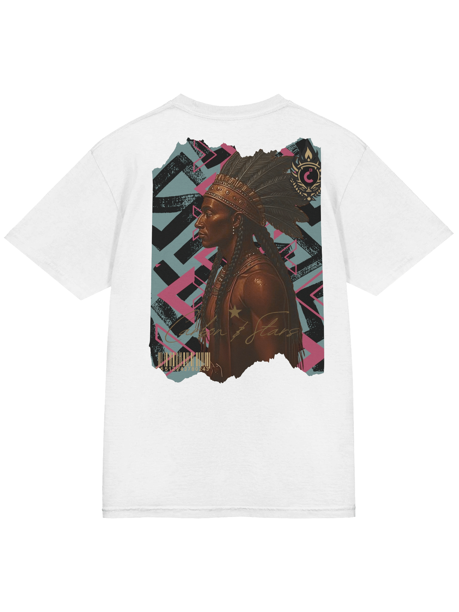 CopperKing_Thanksgiving_Teal & Pink _ T Shirt product image (4)